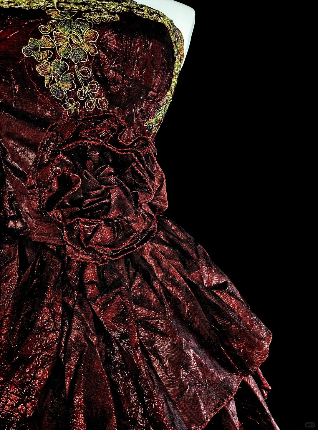 Vintage Ball Gown Strapless Burgundy Taffeta Short Inspo 2000s Hoco Gowns Inspo Homecoming Dresses N1611