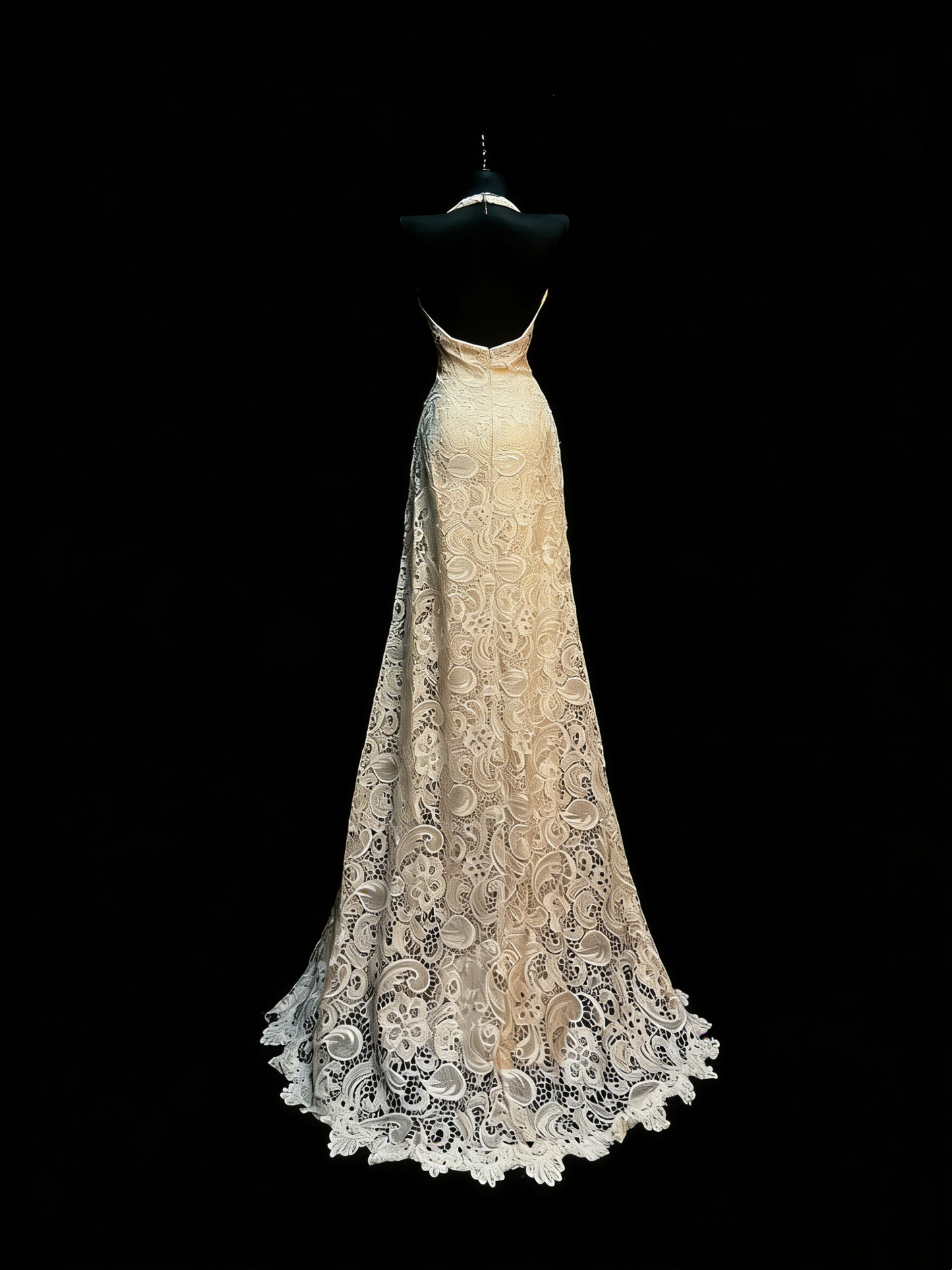 Modest A line V Neck Champagne Lace College Formal Outfit Long Prom Graduation Dresses For Teens N1187
