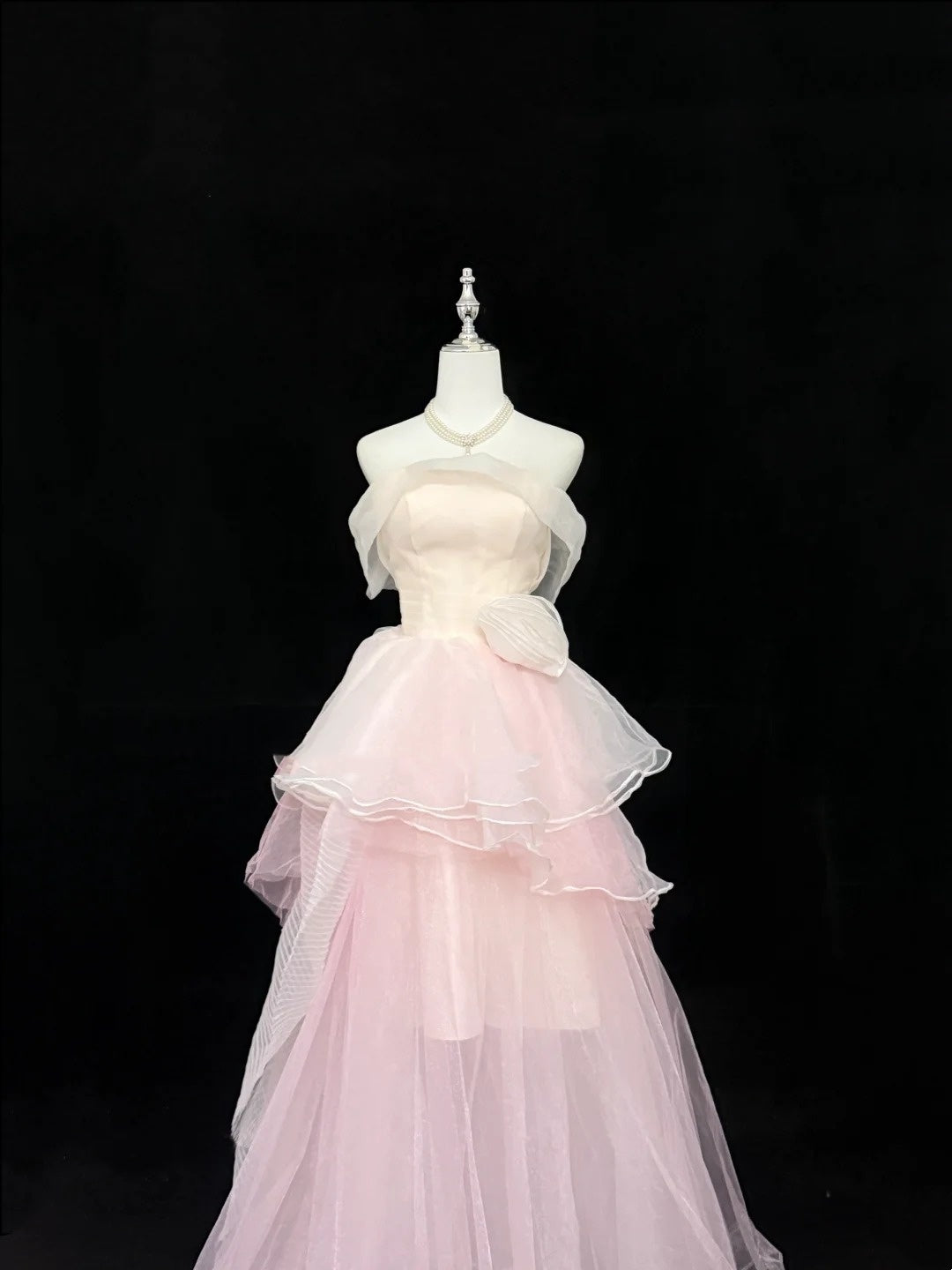 Pink Prom Dress Inspo Ball Gown Off Shoulder Long 18th Birthday Outfits Formal Party Gown RC0266