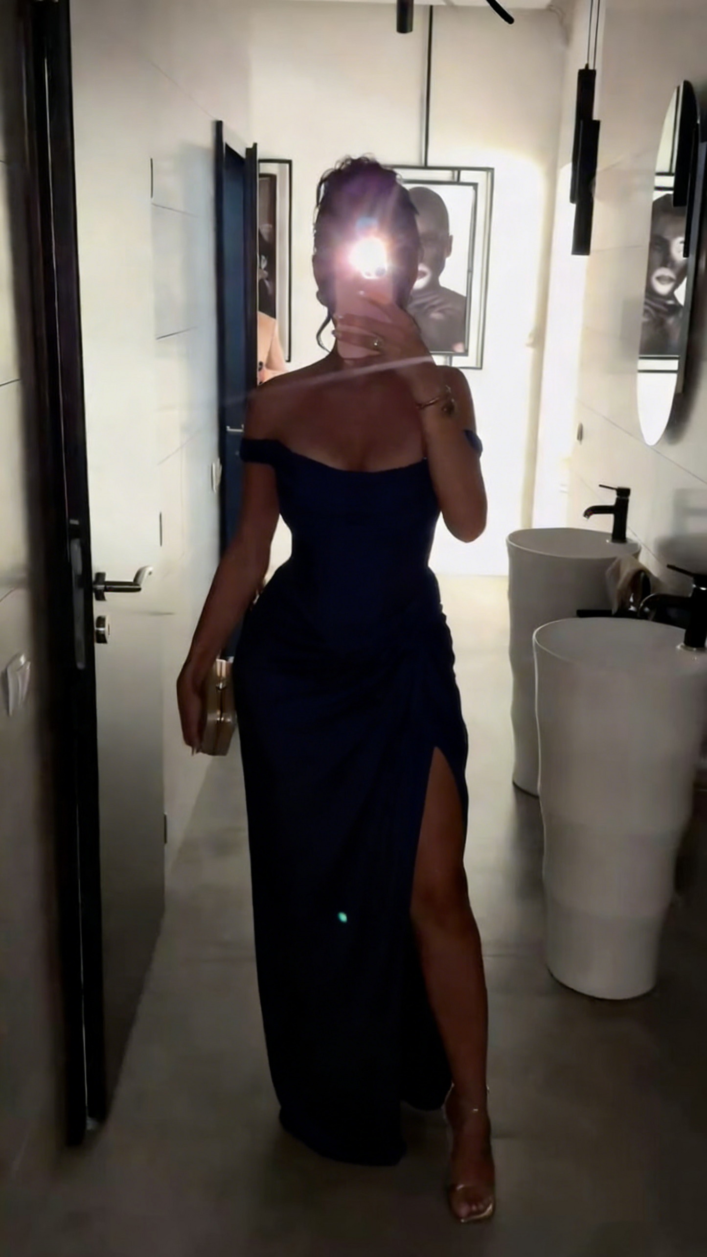 Sexy Mermaid Off The Shoulder Gold Sequin With Split Beaded Prom Dresses Long Evening Formal Gown Wedding Party Gowns N364
