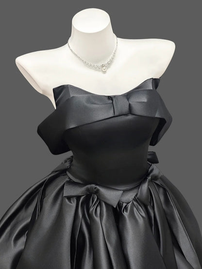 Sexy Ball Gown Off The Shoulder Little Black Dress Short Mini Party Cocktail Homecoming Dresses N4493