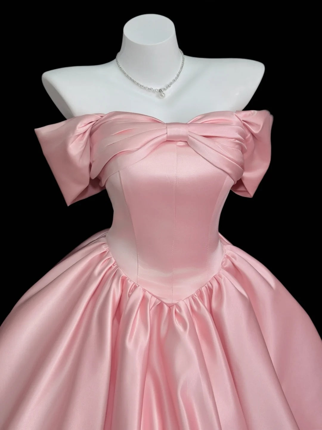 Vintage Ball Gown Off The Shoulder Pink 12th Grad Short Mini length Aesthetic Look Homecoming Dresses RB4345