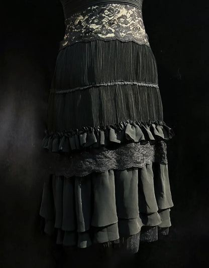 French Style A Line Spaghetti Strap Black Chiffon Short Mini Homecoming Dresses N2458