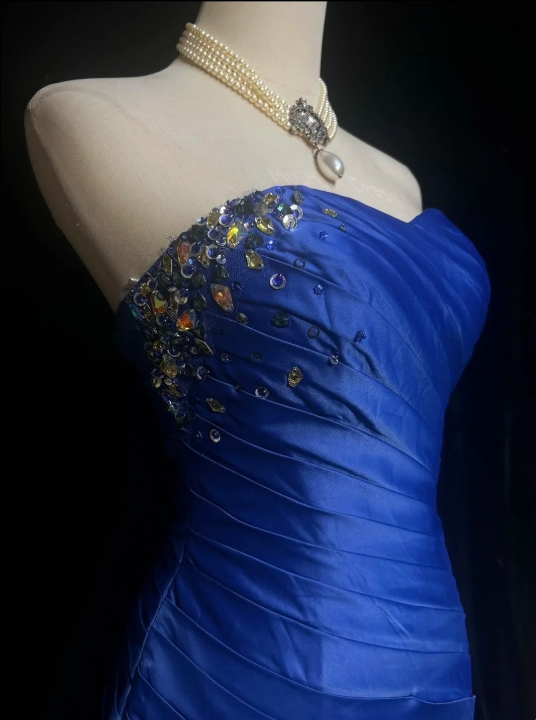 Vintage Hoco Dress Sheath Sweetheart Royal Blue Short Homecoming Party Dress RC0103