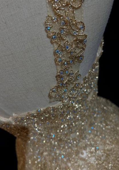 Cute Ball Gown Sweetheart With Gold Lace Ideas For Women Short Birthday Dresses Mini Homecoming Outfits N3341