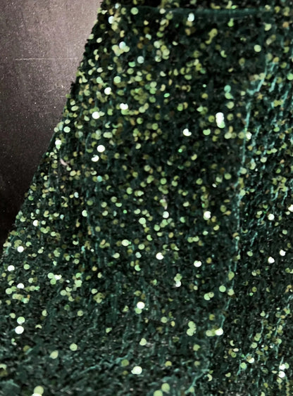 Vintage Ball Gown Sweetheart Dark Green Sequined Y2K 2000s Short Mini Homecoming Dresses N3108