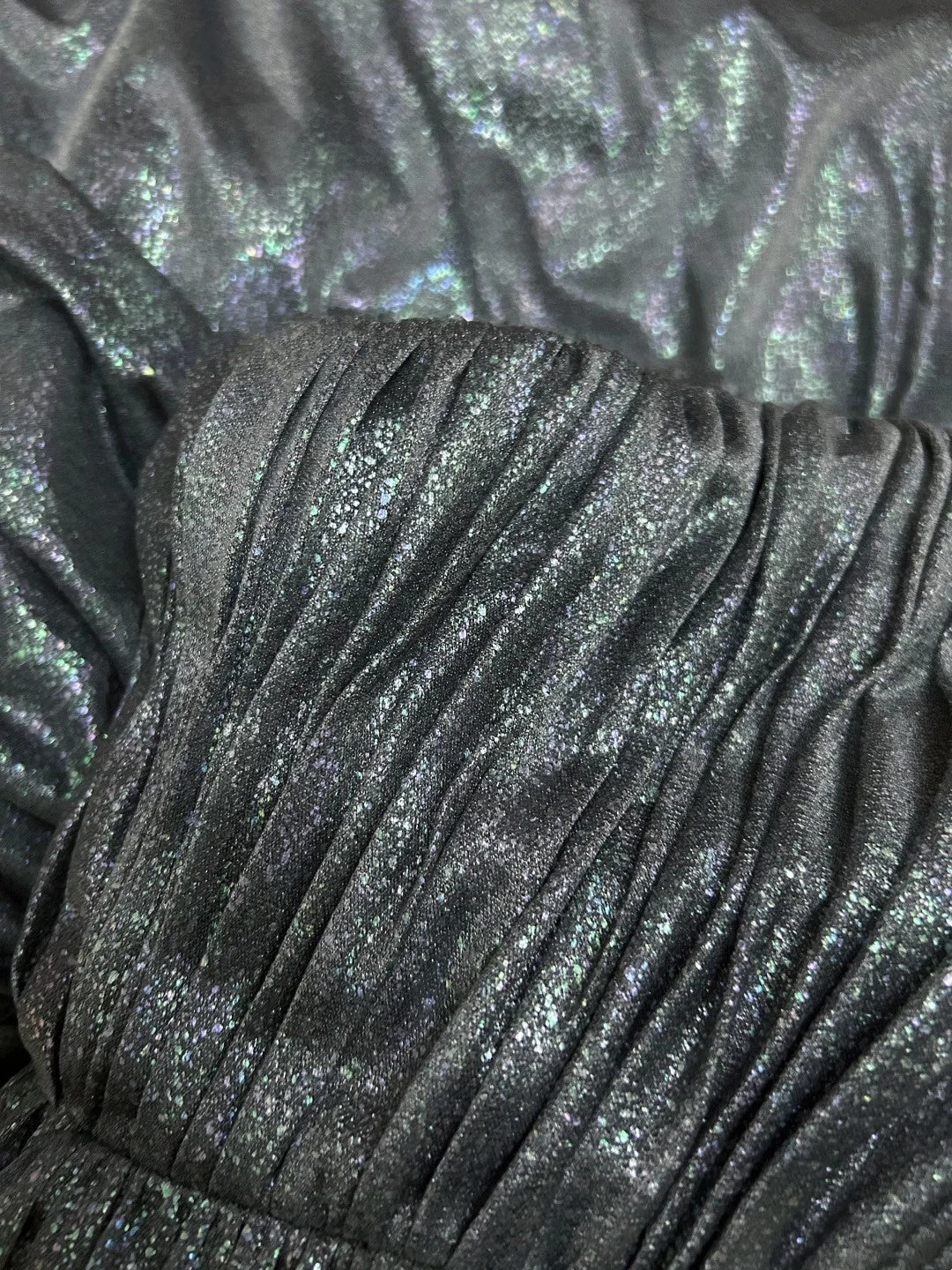 Vintage 1980s Prom Dresses Mermaid Sweetheart Silver Grey Floor Length Long Formal Party Dress N2536