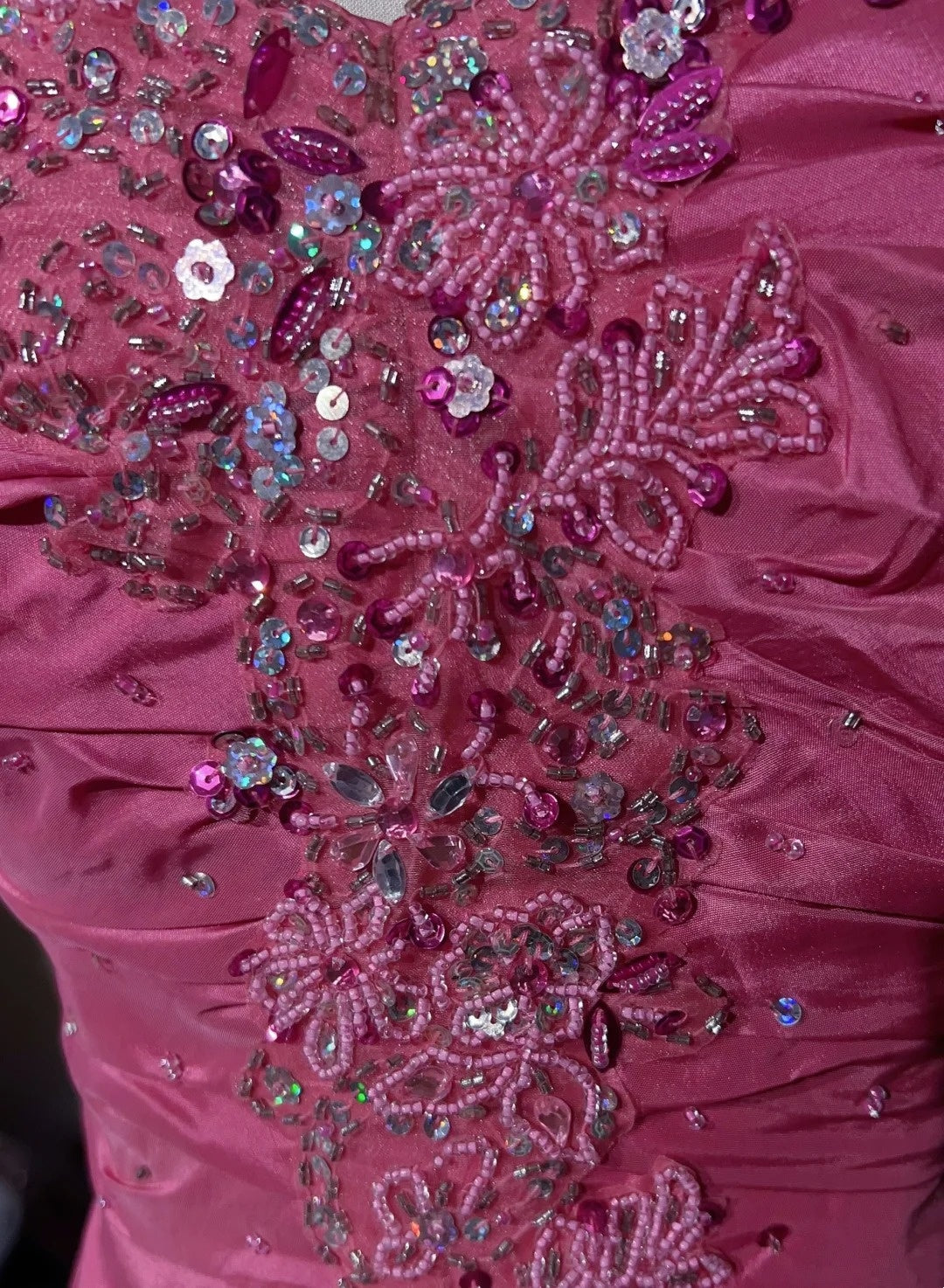 Vintage Prom Dresses Mermaid Sweetheart Pink Satin With Tiered Layers 90s Long Evening Gown N2916