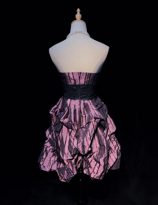 Modest Ball Gown Strapless Grape Ideas For Women Short Birthday Dresses Mini Homecoming Outfits N3263