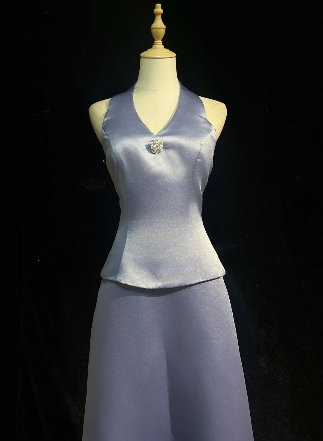 Lilac Prom Dress Inspo A line Satin Long 18th Birthday Outfits Formal Party Gown RC0130