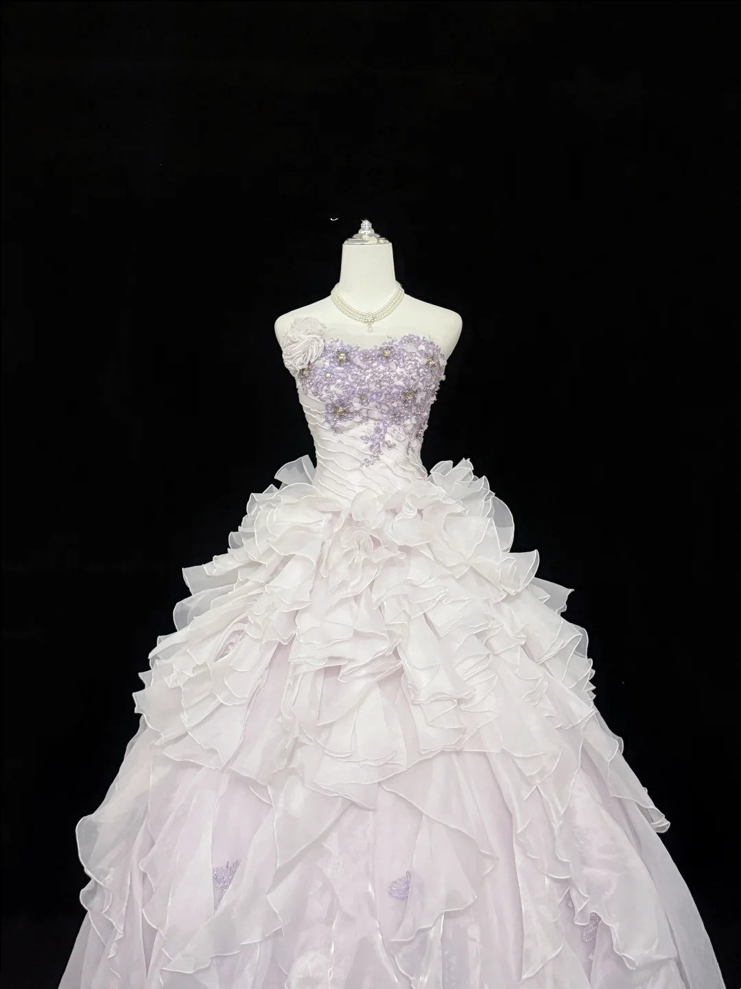 Sweet 16 Dresses Long Ball Gown Sweet Sixteen Long Birthday Dress Sweetheart Light Lilac Formal Gown RC0312