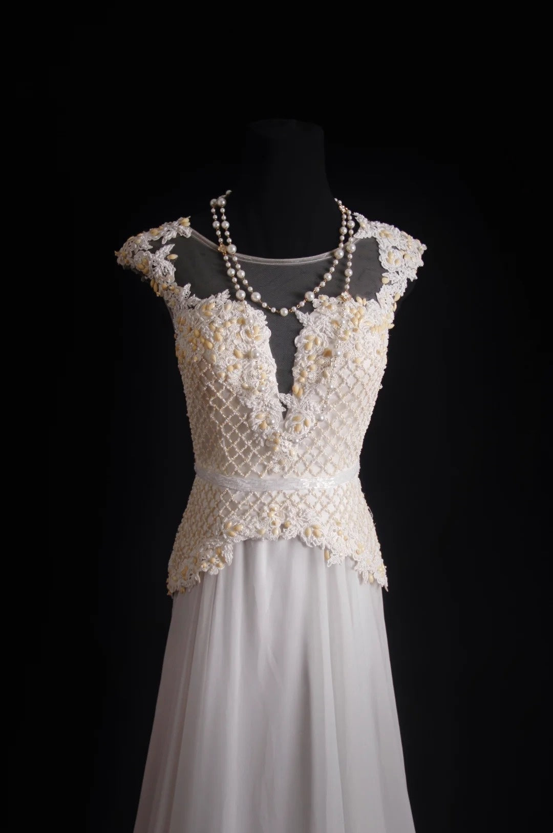 Retro A Line Scoop White Chiffon Long Prom Dresses Inspo 18th Birthday Outfits Formal Dress N488