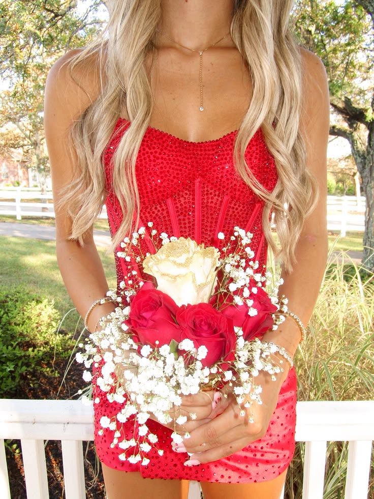 Unique Hoco Photo Ideas Sheath Strapless Red Beaded Short Homecoming Dresses Party Cocktail Hoco Outfits RB8903