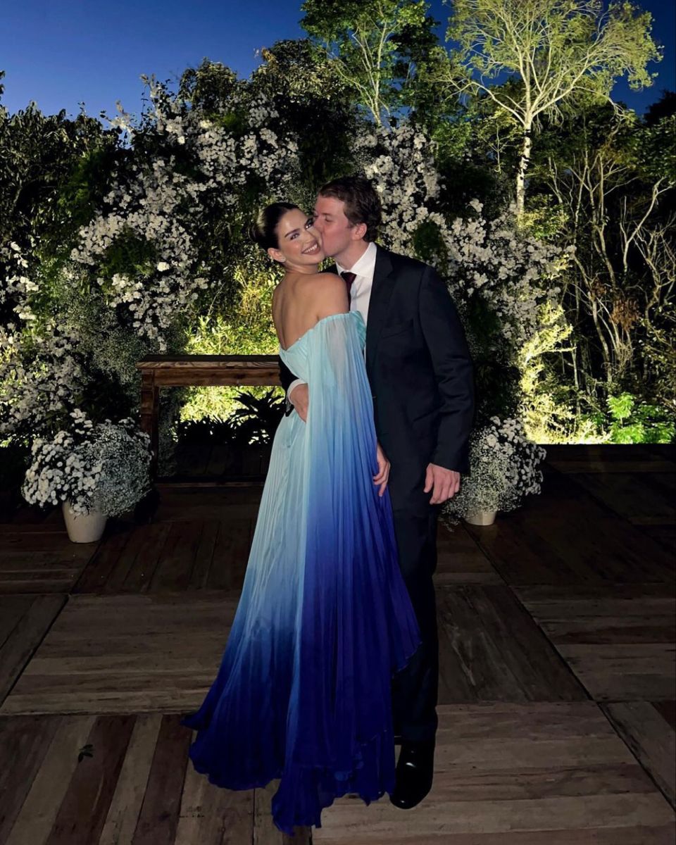 Modest A line Off The Shoulder Chiffon Multi Ombre Color Green Blue Senior Prom Dresses Long Formal Party Gown AB388