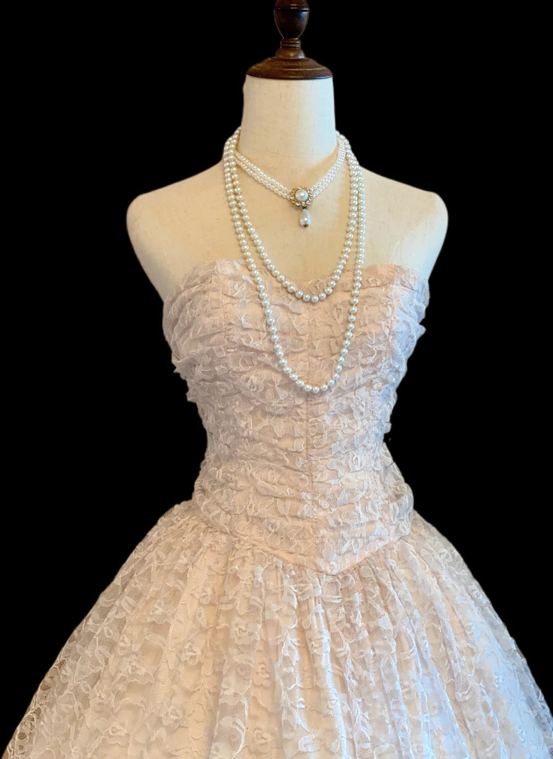Unique Ball Gown Sweetheart Pink Lace Mid Length Prom Dresses Inspo Evening Outfits RB4021
