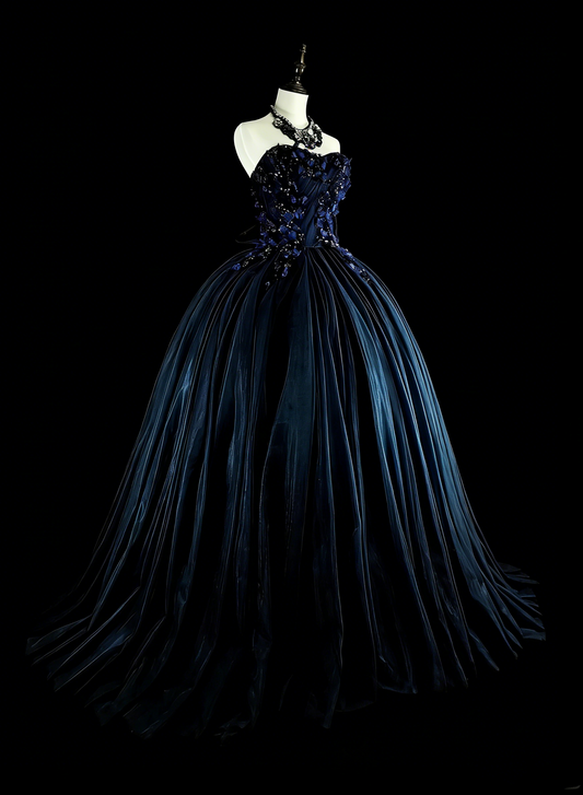 Vintage Prom Dresses Aesthetic 1950s Retro Classy Ball Gown Strapless Tulle Long Night Party Dress N2004