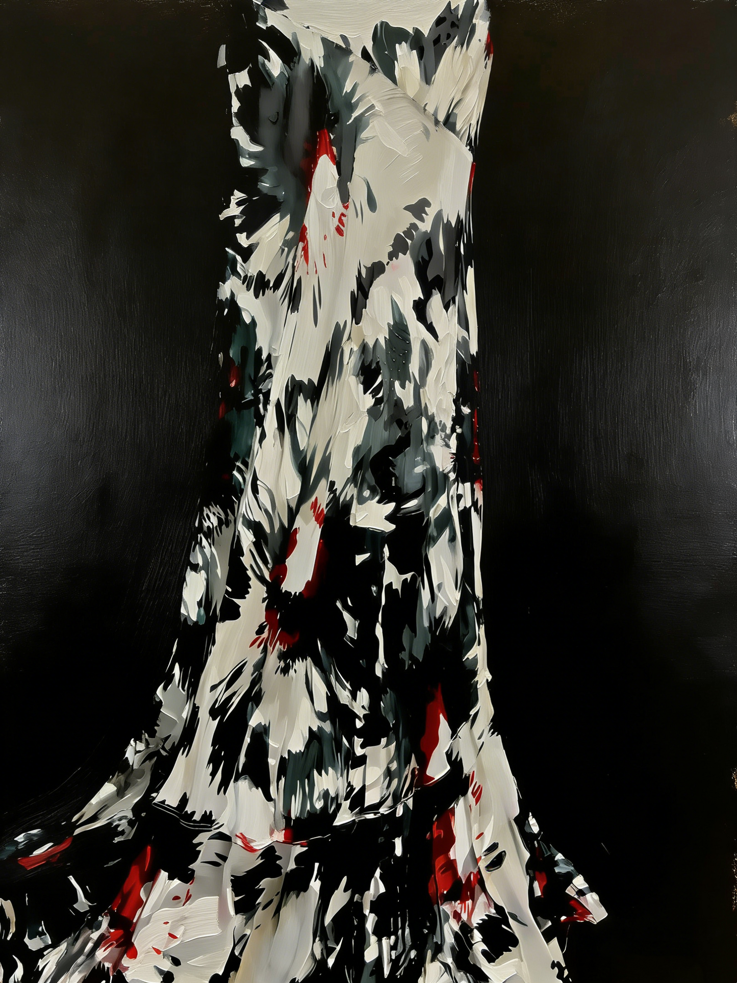 Vintage Prom Dresses Aesthetic 1960s Retro Black Floral Mermaid Long Party Dress N2135