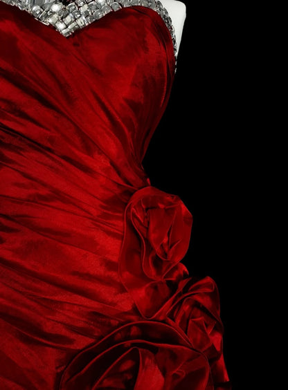 Unique Sheath Sweetheart Tight Bodycon Red Inspo Vintage Fashion 2000s Hoco Short Inspo Homecoming Dresses N2013