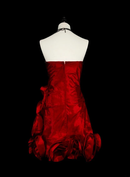 Unique Sheath Sweetheart Tight Bodycon Red Inspo Vintage Fashion 2000s Hoco Short Inspo Homecoming Dresses N2013