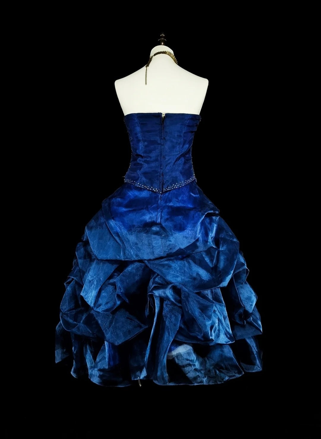 Unique Ball Gown Sweetheart Navy Blue Inspo Vintage Fashion 2000s Hoco Short Inspo Homecoming Dresses N2015