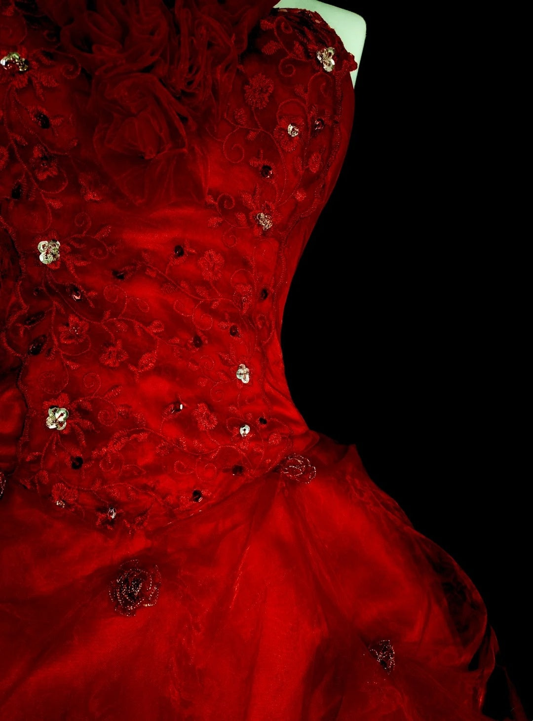 Unique Ball Gown Halter Tulle Red Inspo Vintage Fashion 2000s Hoco Gowns Short Inspo Homecoming Dresses N2019