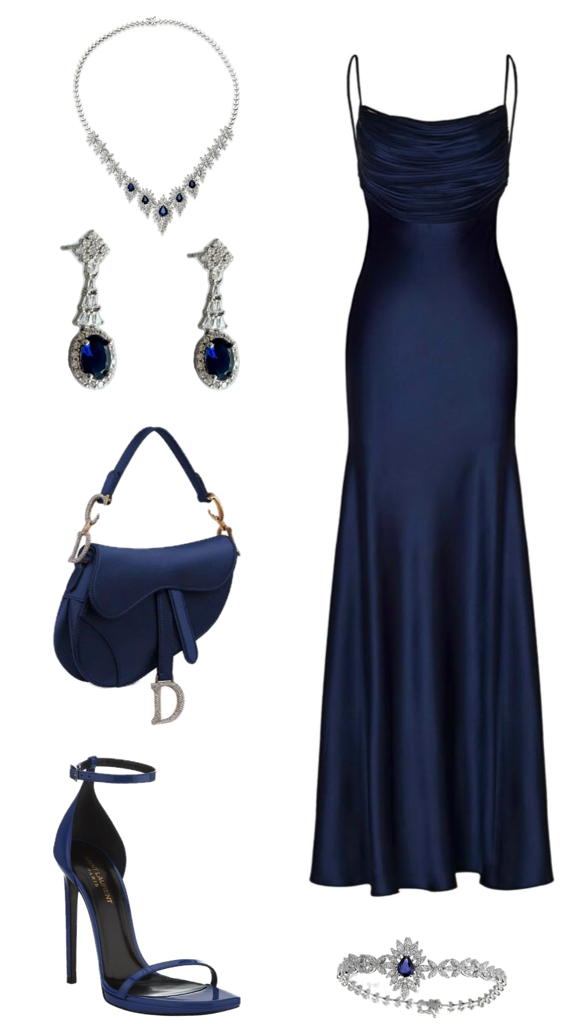 Sexy Mermaid Spaghetti Straps Navy Blue Long Prom Dresses Inspiration Party Dress 21st Birthday Outfit Graduation Dress RB1199