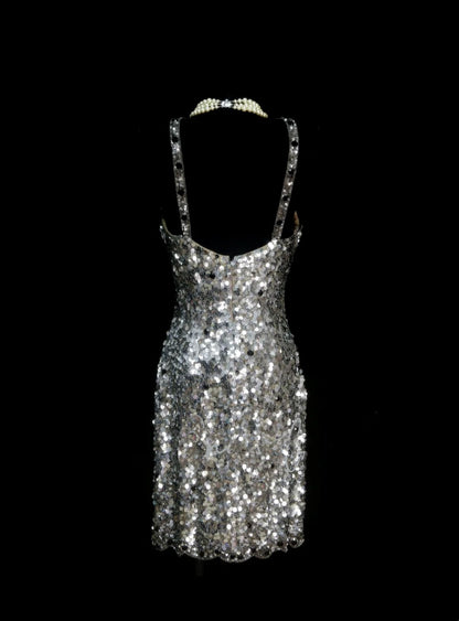 Unique Sheath Strapless Silver Grey Inspo 2000s Hoco Gowns Short Inspo Homecoming Dresses N1381