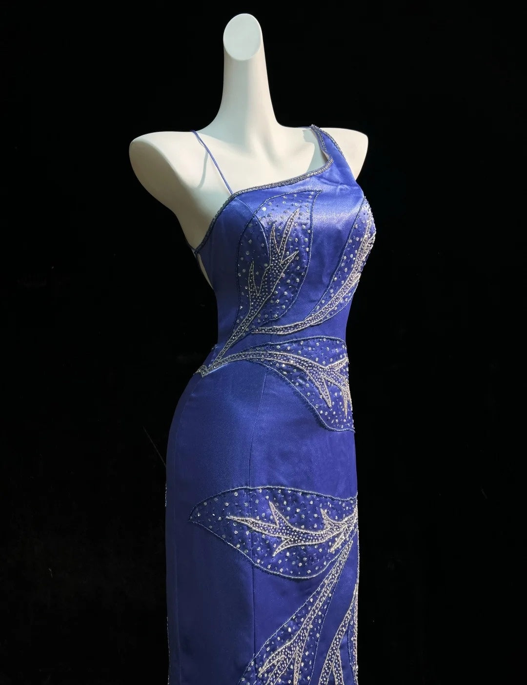 Satin Prom Dress Inspo Mermaid Spaghetti Straps Backless With Beading 18th Birthday Outfits Formal Party Gown RC0125