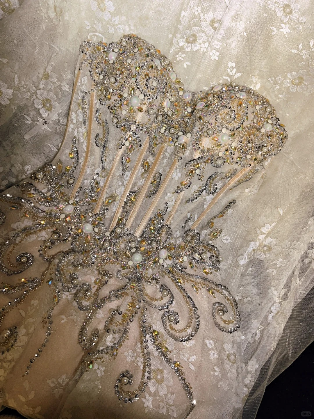 Vintage Prom Dresses 90s A line Spaghetti Strap Champagne Tulle Long Semi Formal Evening Outfits N3651
