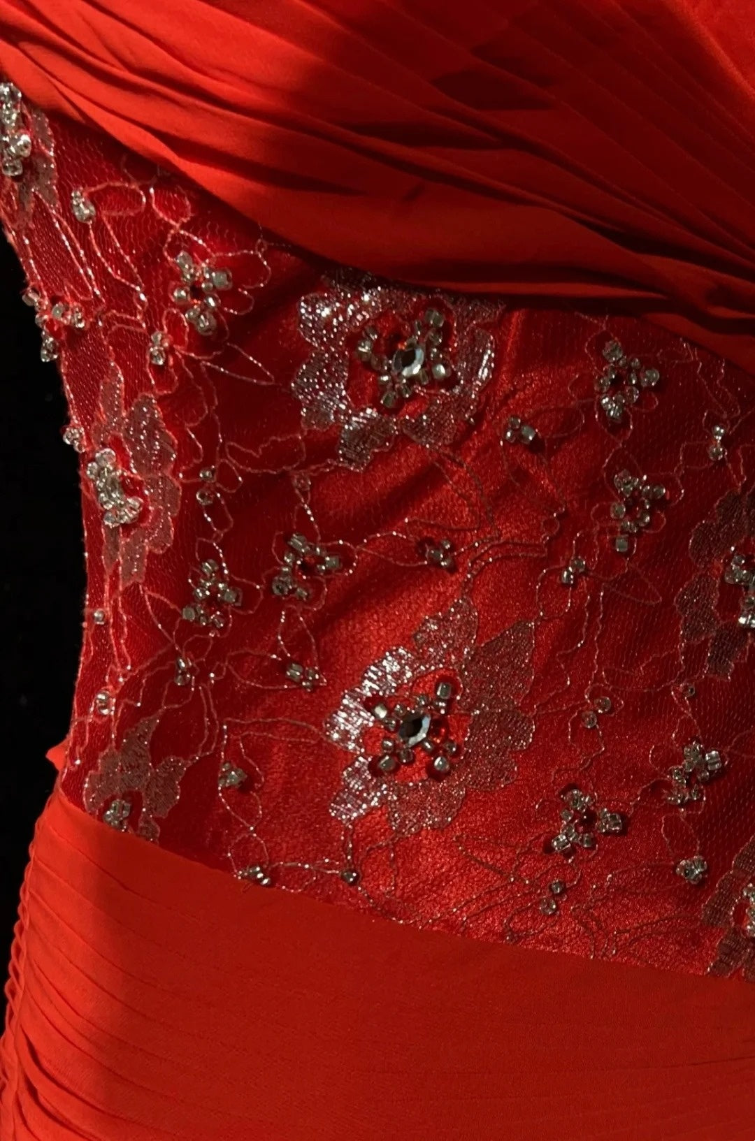 Vintage Prom Dresses Aesthetic 80s Retro A Line Red Backless Chiffon Mid Length Evening Outfits N2323