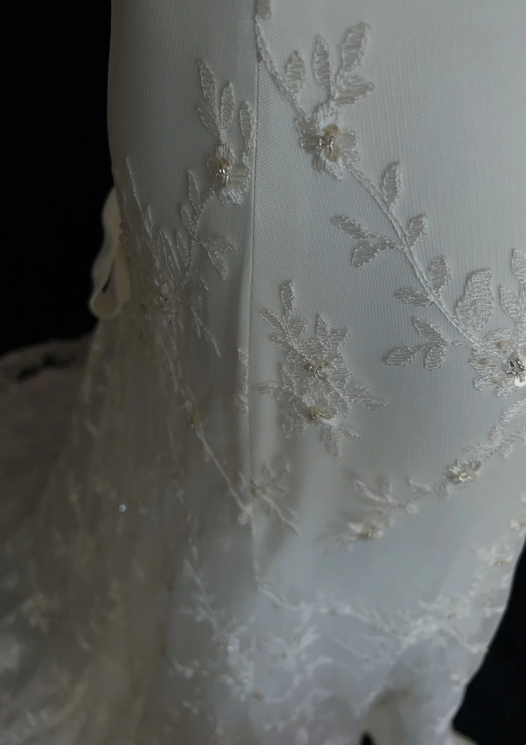 Vintage Wedding Dresses Inspo Mermaid Spapghetti Strap White Long 1980s With Lace Wedding Gowns N3367