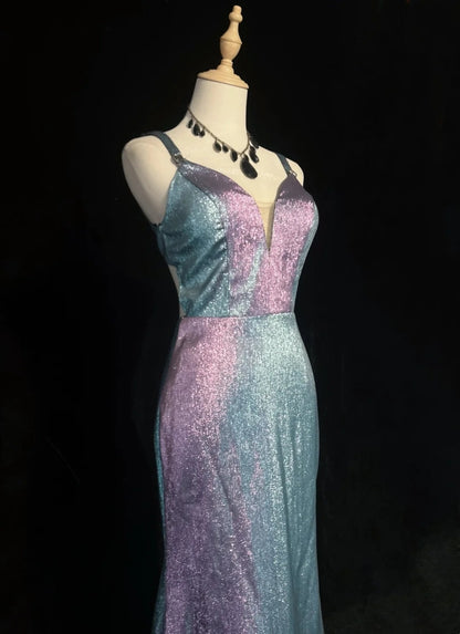 Grape Prom Dress Inspo Mermaid Straps Backless Long 18th Birthday Outfits Formal Party Gown RC0128