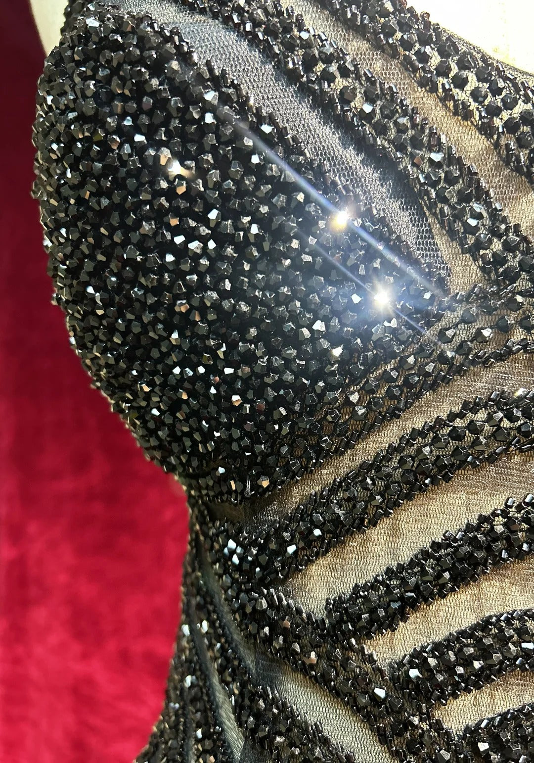 Black Prom Dress Inspo Mermaid Spaghetti Straps Satin With Beading Long Formal Party Gown RC0090