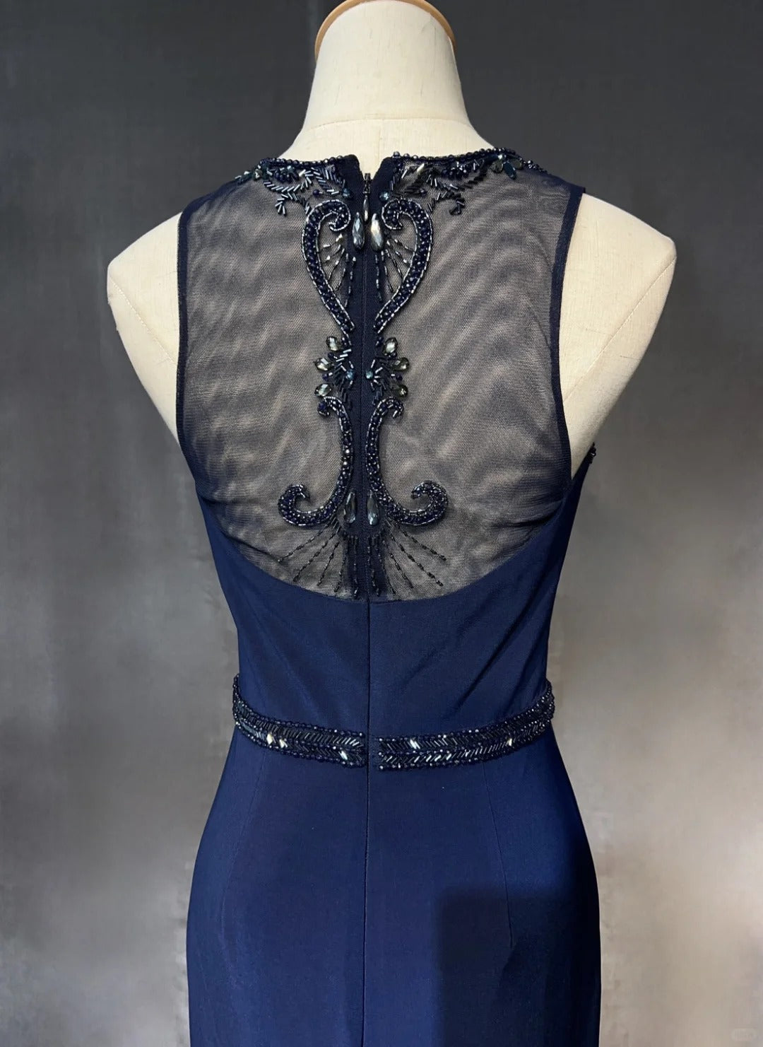 Sexy Hoco Dress Sheath Scoop Navy Blue Tight Bodycon Homecoming Party Dress RC0111