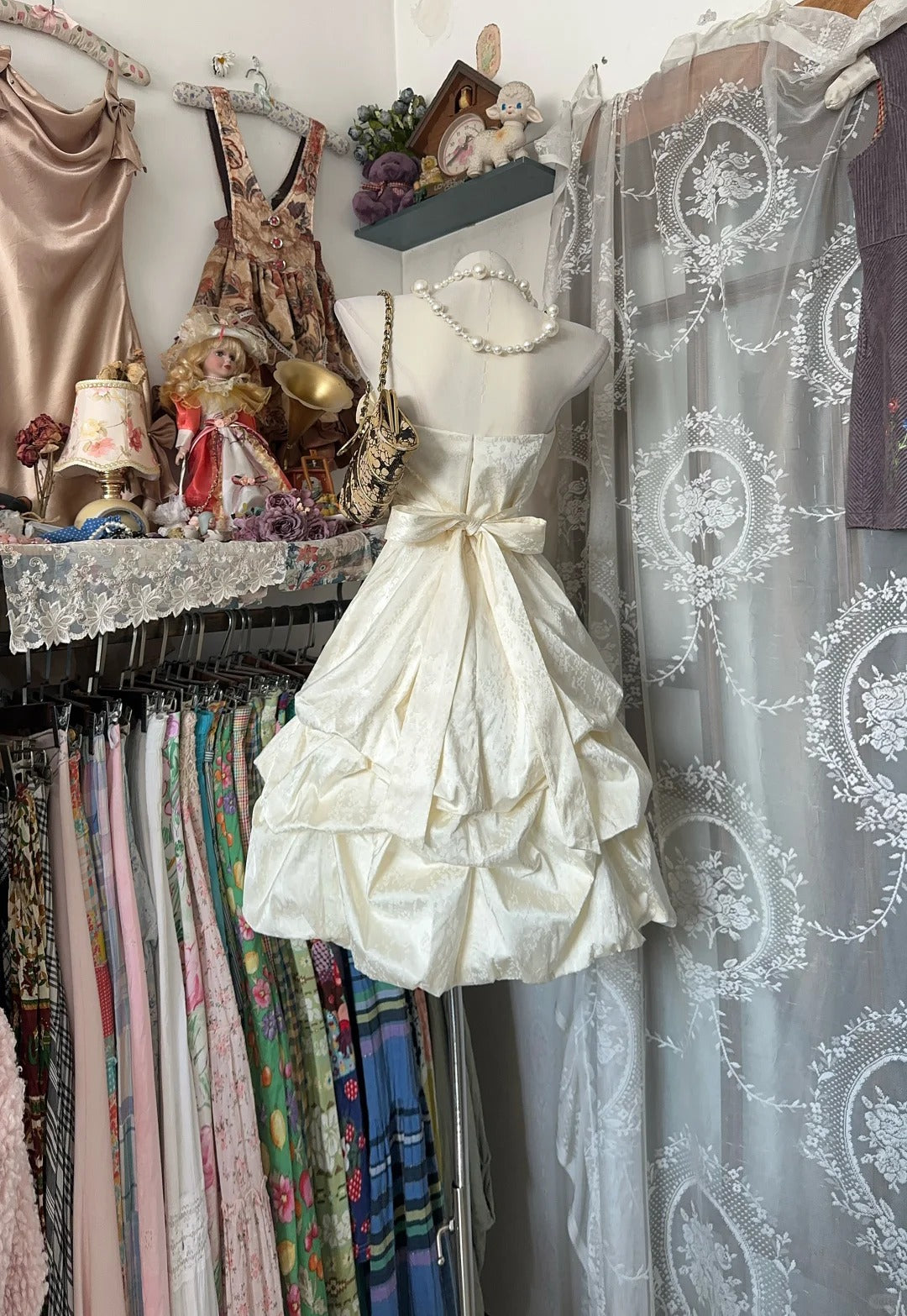 Simple Ball Gown Strapless Satin Short Graduation Birthday Gown Homecoming Dresses N3733