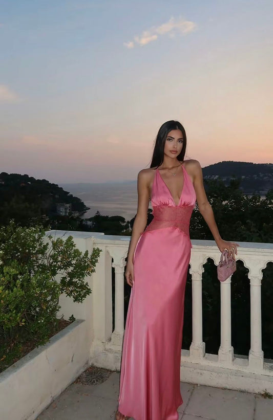Modest Night Aesthetic Mermaid Spaghetti Straps College Formal Outfit Long Prom Graduation Dresses For Teens N1118