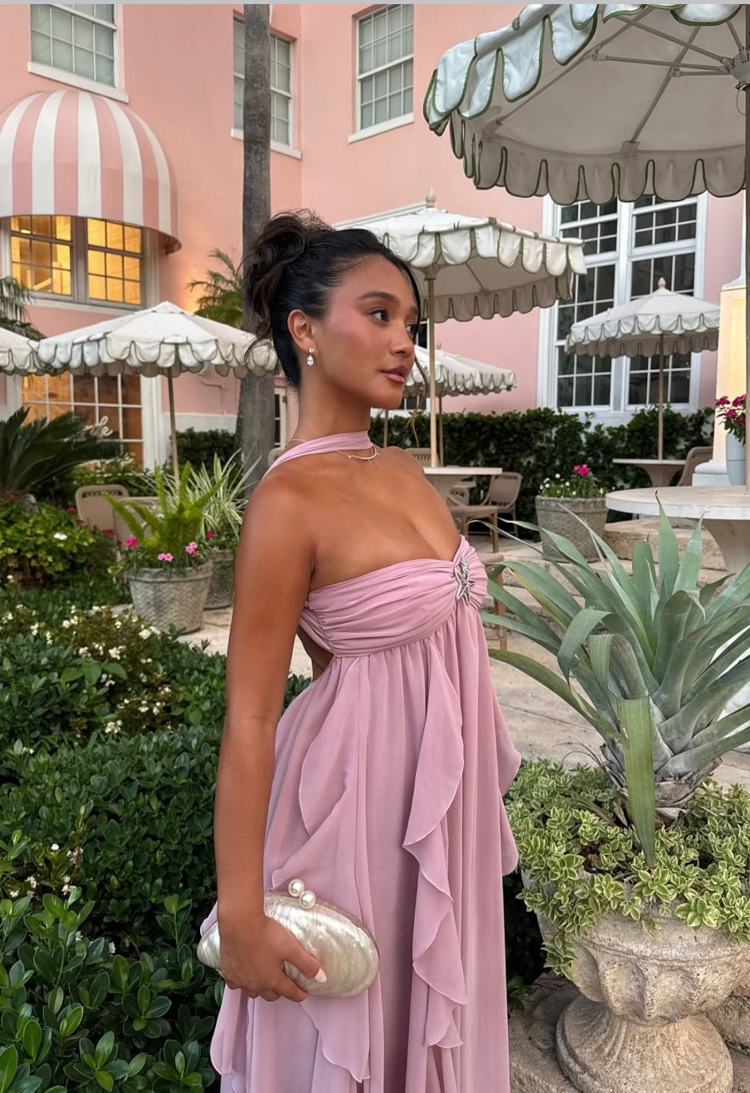 Cute A line Sweetheart With Scarf Backless Long Summer Beach Black Tie Prom Dresses Spring Wedding Guest Dress N1404