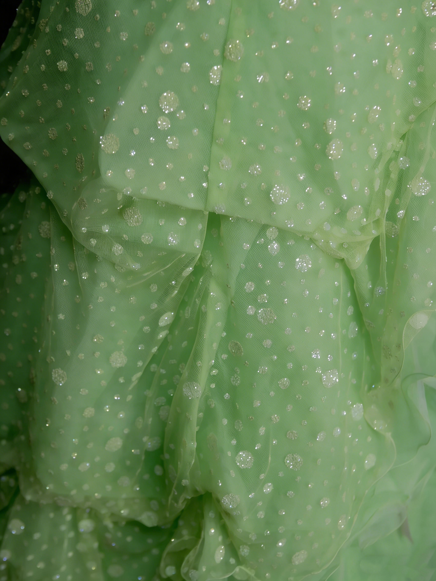 Modest Ball Gown Sweetheart Green Organza 80s Long Prom Dresses Inspiration Party Gowns Vintage Sweet 16 Dress N1311