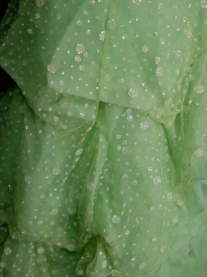 Modest Ball Gown Sweetheart Green Organza 80s Long Prom Dresses Inspiration Party Gowns Vintage Sweet 16 Dress N1311