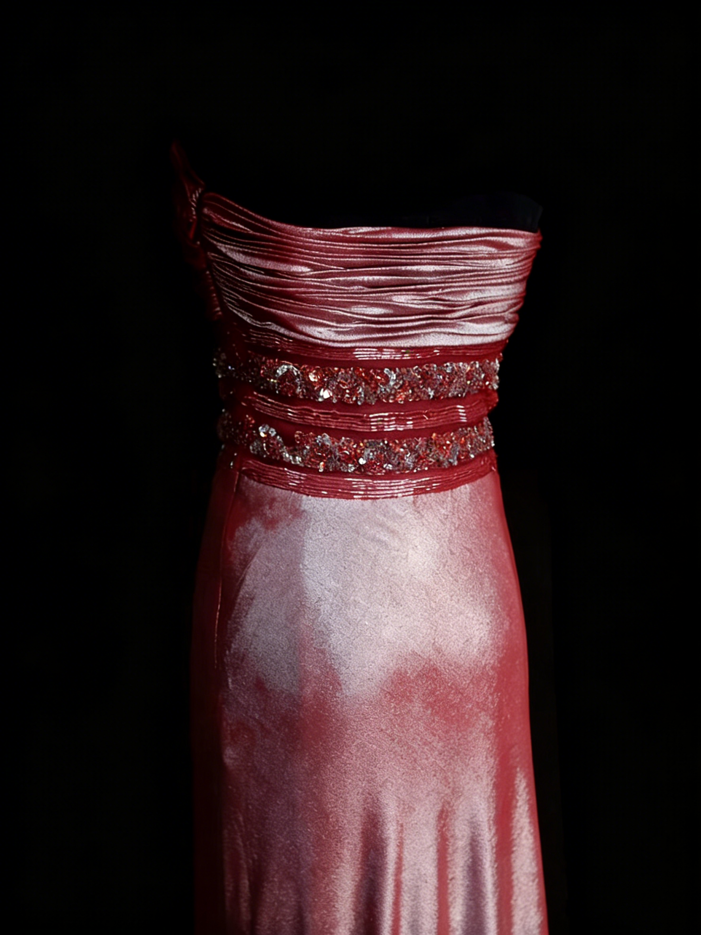 Classy Mermaid Sweetheart Pink Satin Long Senior Prom dresses High School Formal Dresses N1247