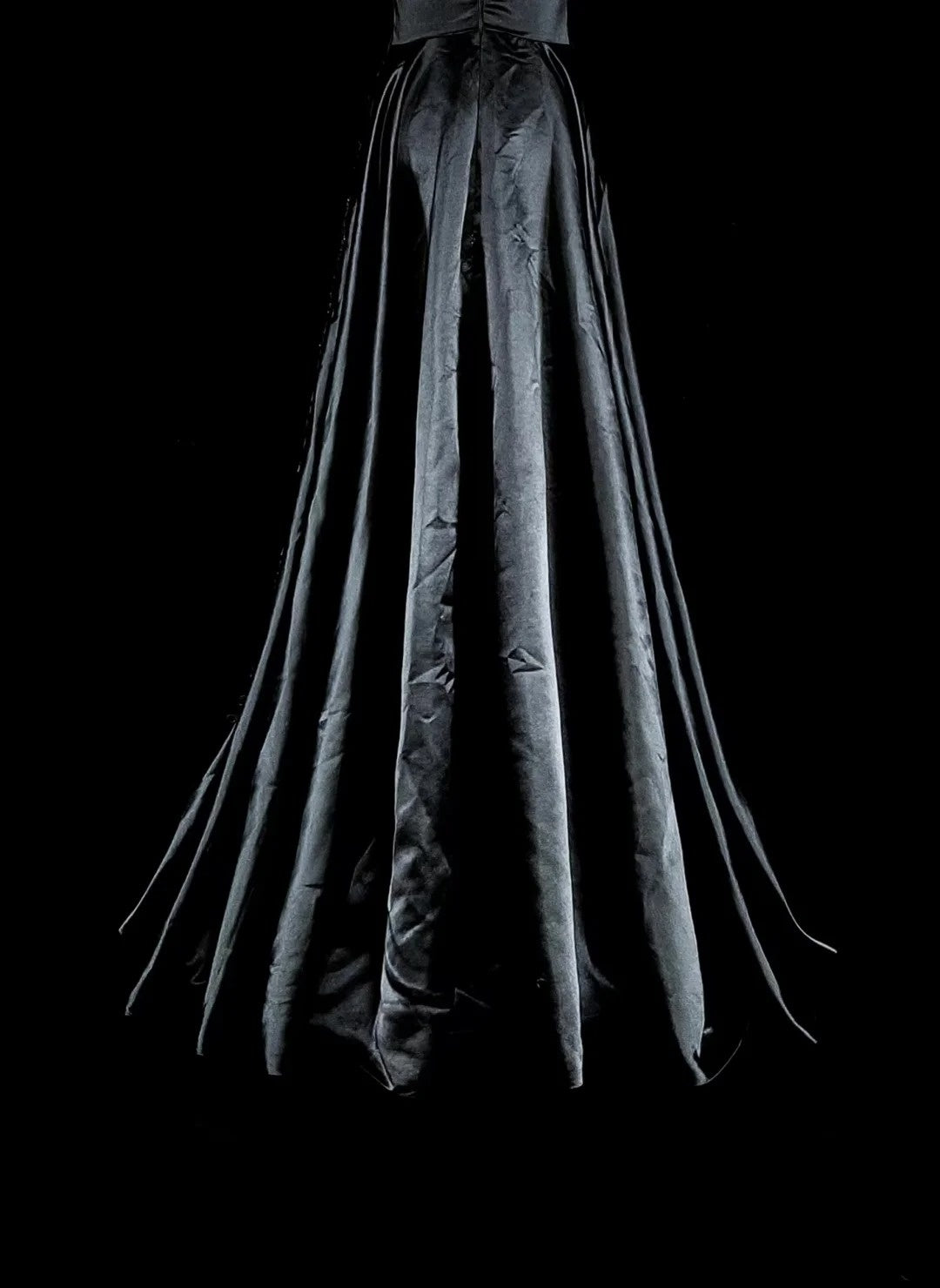Vintage Prom Dresses Aesthetic A line Scoop Black Tulle With Appliques Long Formal Dress N2158