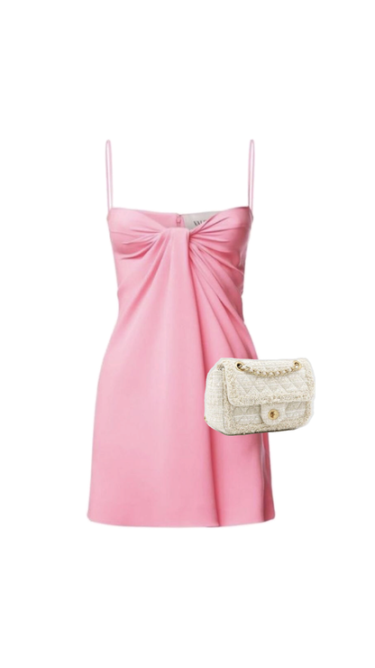Simple A line Spaghetti Straps Pink Short Inspo Hoco Dress Homecoming Dresses RB4167