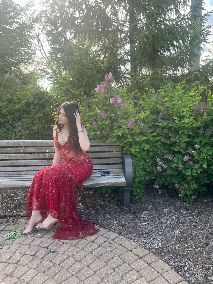 Modest Mermaid Spaghetti Straps Burgundy Lace Prom Dresses Inspiration Prom Dress Princess Graduation Dress AB029