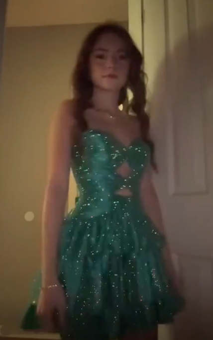 Sweet 16 dress inspo Hoco dress A Line Sweetheart Green Short Mini Hoco & Homecoming Dresses Inspo Graduation Outfits RB6646