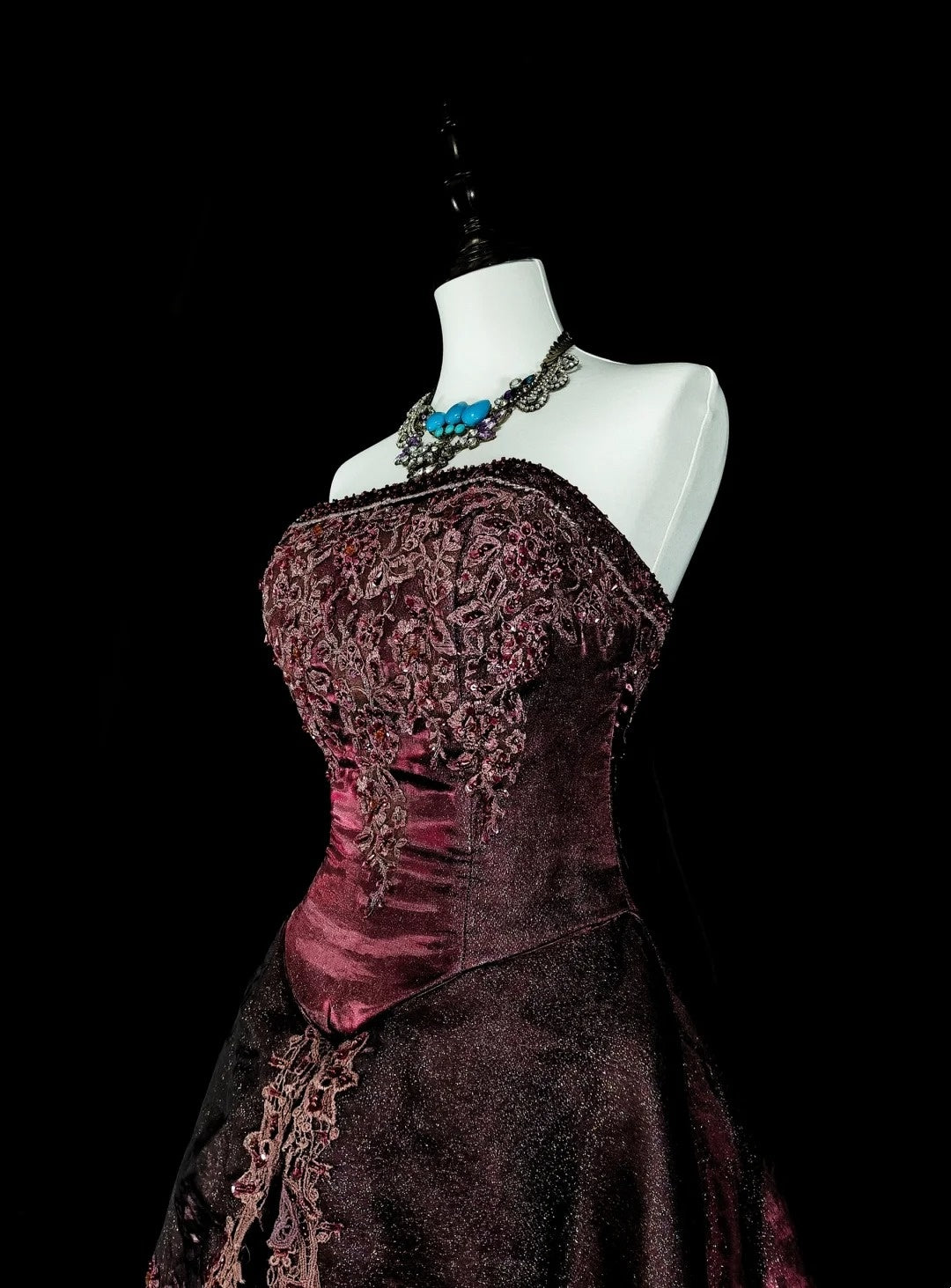 Vintage Prom Dresses Aesthetic 1950s Retro Classy Ball Gown Strapless Brown Long Inspo Formal Gowns N1994