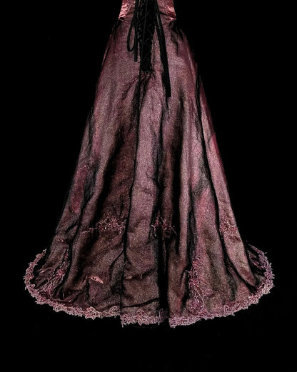 Vintage Prom Dresses Aesthetic 1950s Retro Classy Ball Gown Strapless Brown Long Inspo Formal Gowns N1994