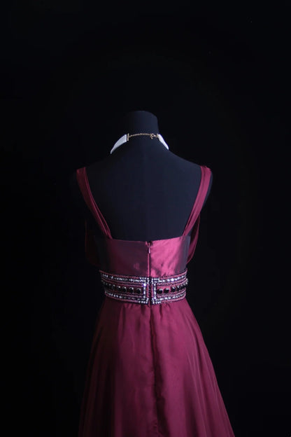 Retro A Line Sweetheart Chiffon With 90s Beaded Bodice Long Prom Dresses Inspo 18th Birthday Outfits Formal Dress N492