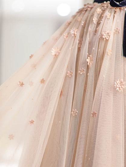 Beautiful Ball Gown Spaghetti Straps Light Pink Tulle Sleeveless Long Prom Dresses Inspo Formal Outfits RB3991