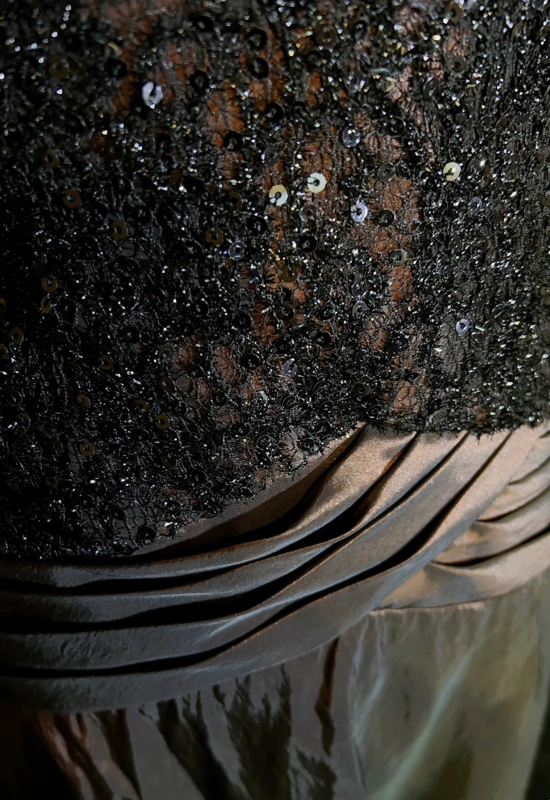Beautiful Prom Dresses A Line Halter Brown Satin With Lace Bodice Long Evening Outfits N3372
