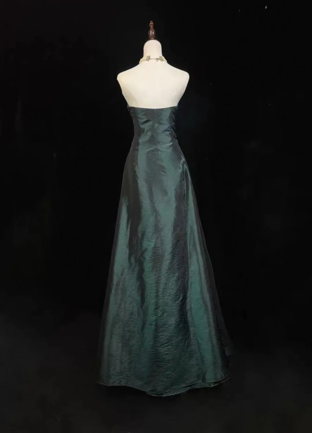 Emerald Green Prom Dress Inspo A Line Sweetheart Satin With Appliques Birthday Outfits Formal Party Gown RC0115